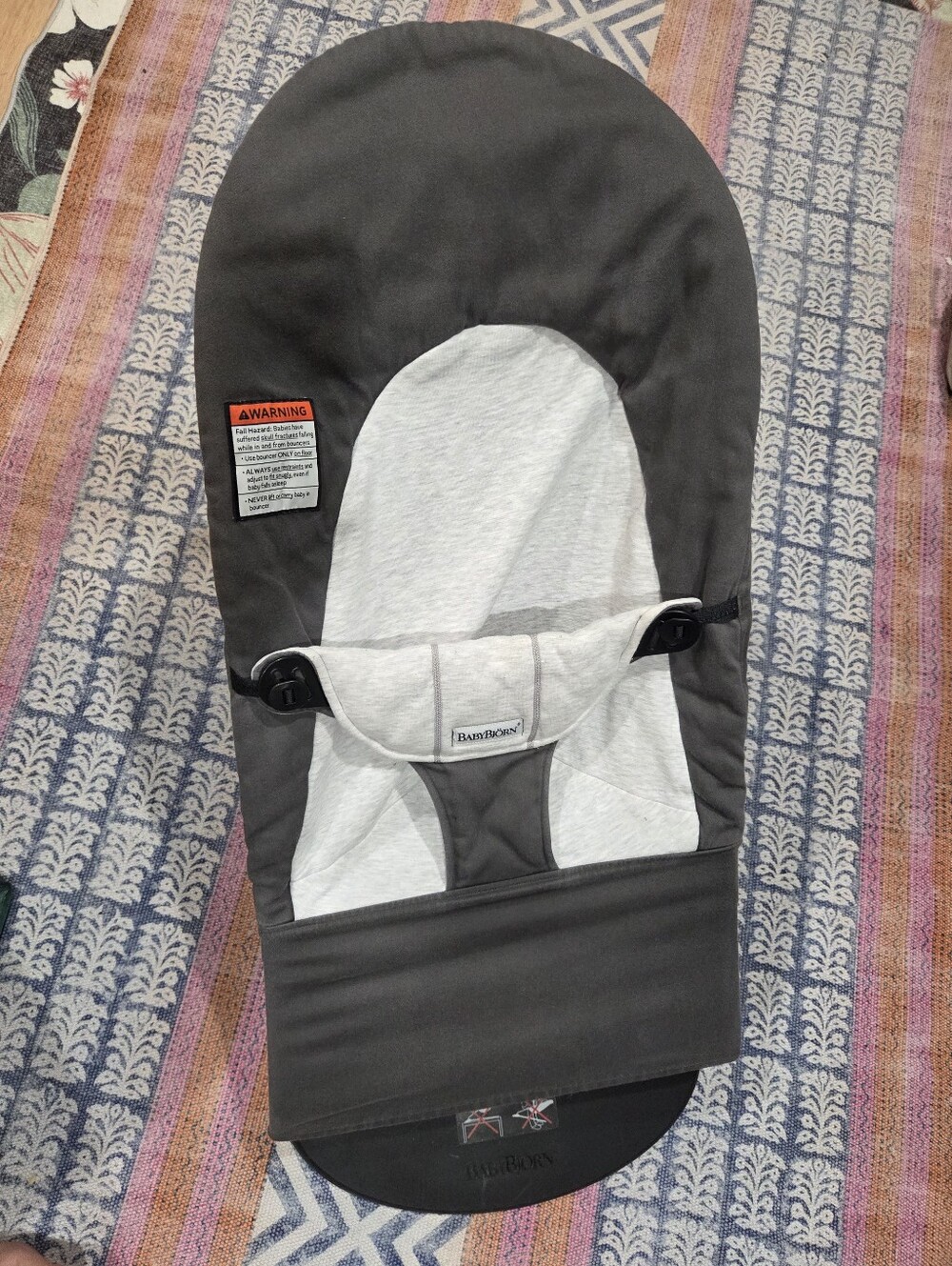 BABY BJORN Gray Infant Bouncer - Soft Gray/Light Gray